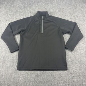 Sun Mountain Pullover‎ Mens Medium Gray Thermal Flex 1/4 Zip Golf Top Stretch